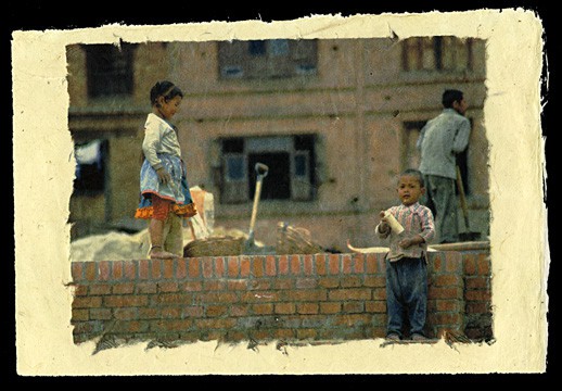 Newar Siblings, Bhaktapur, Nepal, 2001.