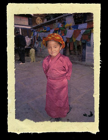 Young Pilgrim at the Jokhang, Lhasa, Tibet, 2000.