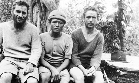 Bill Tilman, Pasang Kikuli, and Charlie Houston in 1936.